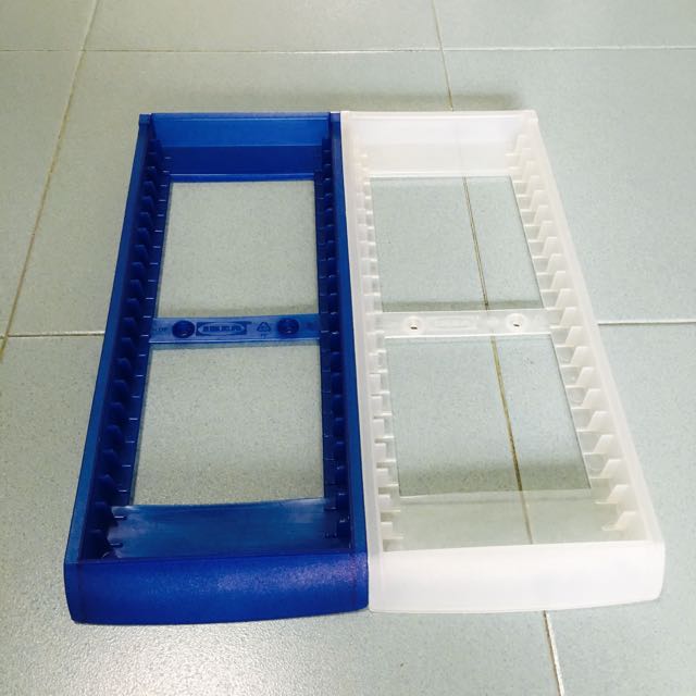 Ikea CD/ DVD plastic racks, Hobbies & Toys, Music & Media, CDs & DVDs