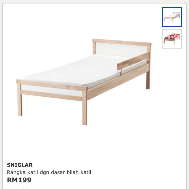 Katil Ikea Budak Home Furniture On Carou Katil Ikea Budak Home Furniture