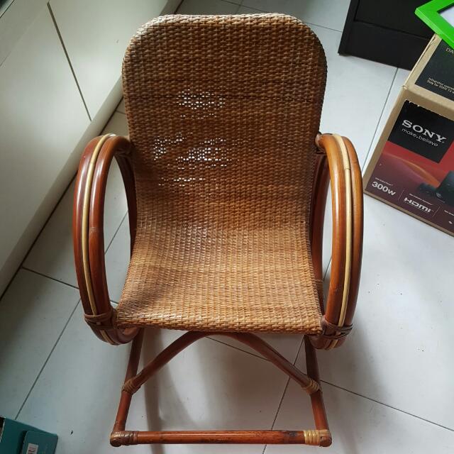 Kids Rocking Rattan Chair, Babies & Kids, Baby Nursery & Kids Furniture ...
