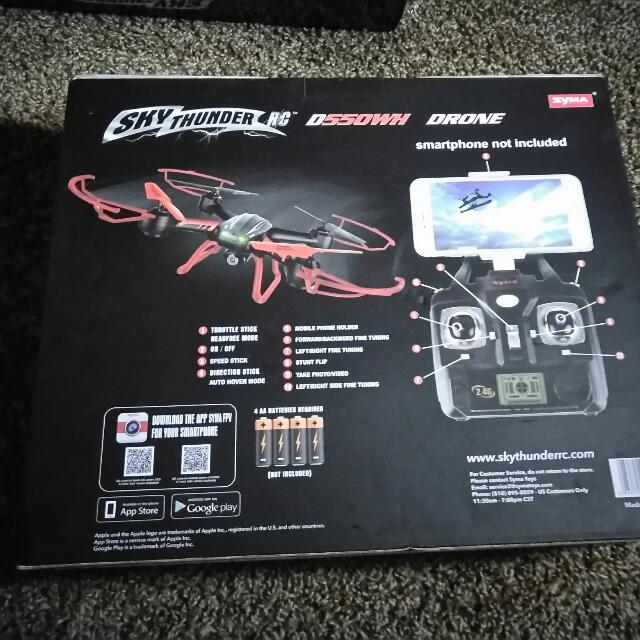 Sky thunder sale rc d550wh