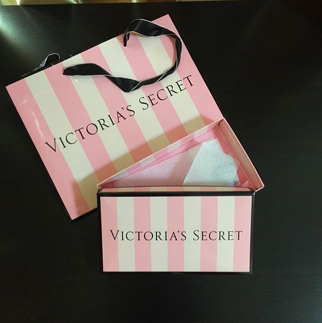 5 Authentic Victoria S Secret Paper Bag Box On Carousell