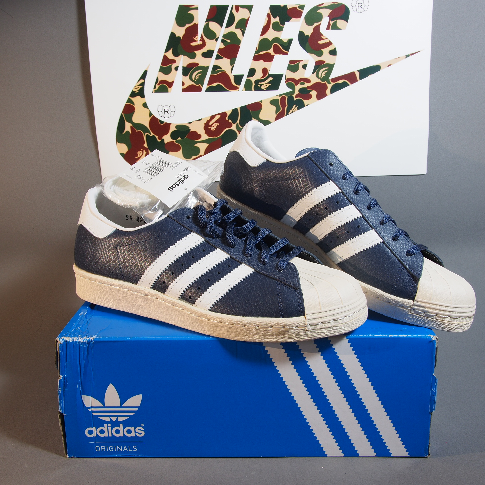 Atmos x adidas 2024 superstar 80s g snk 7