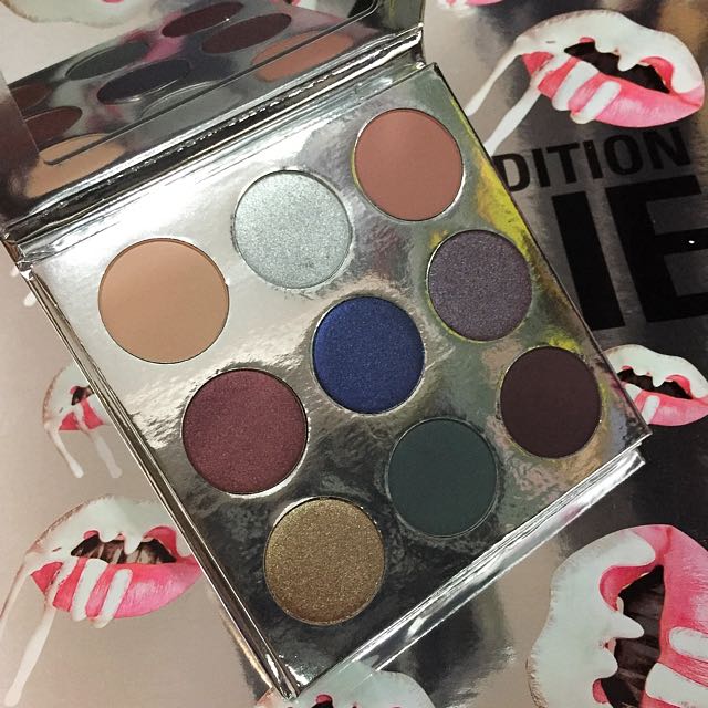 Authentic Kylie Cosmetics Kyshadow Holiday Eyeshadow Palette (Category: Makeup) located in Manila. Submitted by trendystash (Listing ID 82425139, Image 2). Description: Brand new in box 💯 authentic Holiday Palette | Kyshadow Contains: 1 Kyshadow pressed powder eye shadow palette (net weight / pods net 9 X 1.40 grams / 9 X 0.05 oz) The #KylieCosmetics Kyshadow pressed powder eye shadow palette is your secret weapon to create the perfect Kylie eye