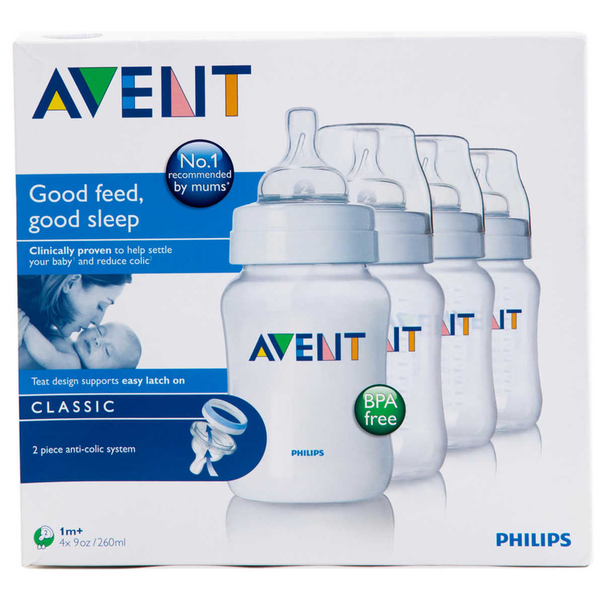 philips avent classic 260ml