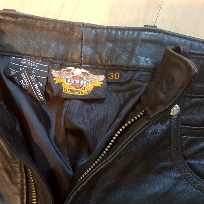 Harley Davidson Leather Pants Size 30 Mens, Men's Fashion, Tops & Sets,  Formal Shirts on Carousell