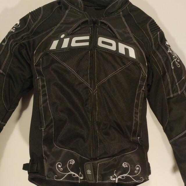 ICON WOMENS CONTRA SPEED QUEEN MOTORCYCLE JACKET Women s Fashion