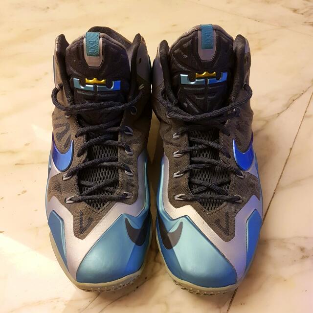 blue lebron 11s