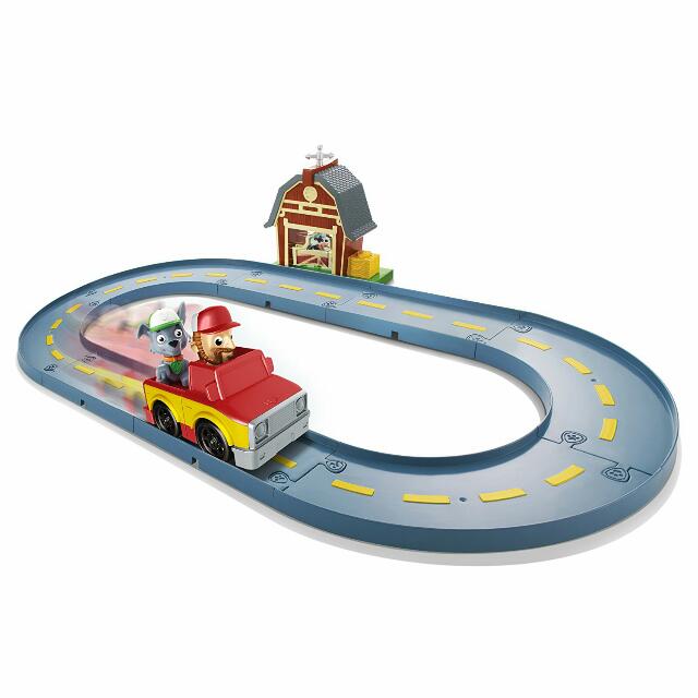 paw patrol train and road