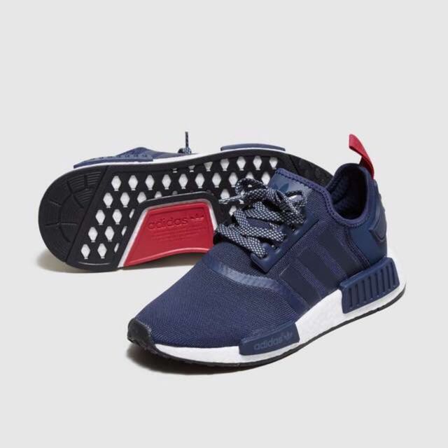 PO Women s Adidas NMD R1 Navy Maroon Women s Fashion Footwear