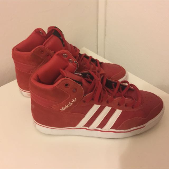 red adidas apparel