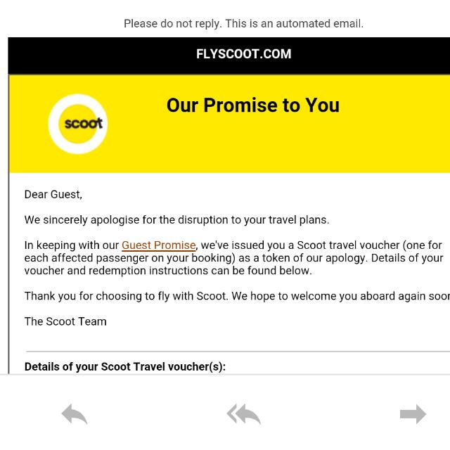 scoot airline 100 cash voucher, Tickets & Vouchers, Vouchers on Carousell