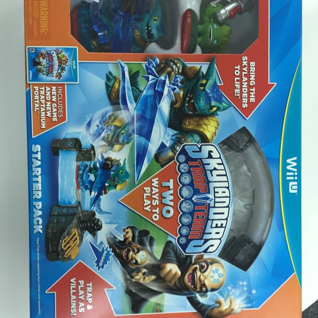 skylanders trap team starter pack wii u