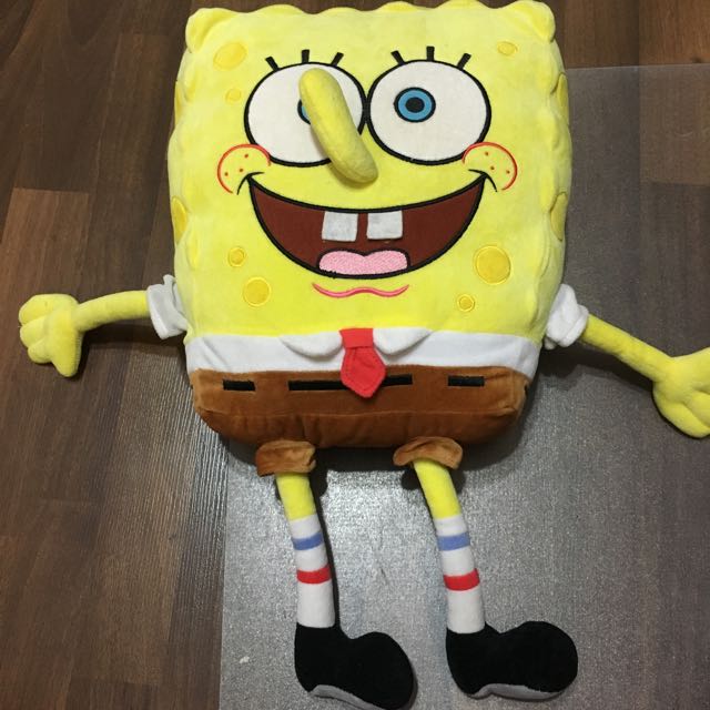 Spongebob Soft Toy, Hobbies & Toys, Toys & Games on Carousell