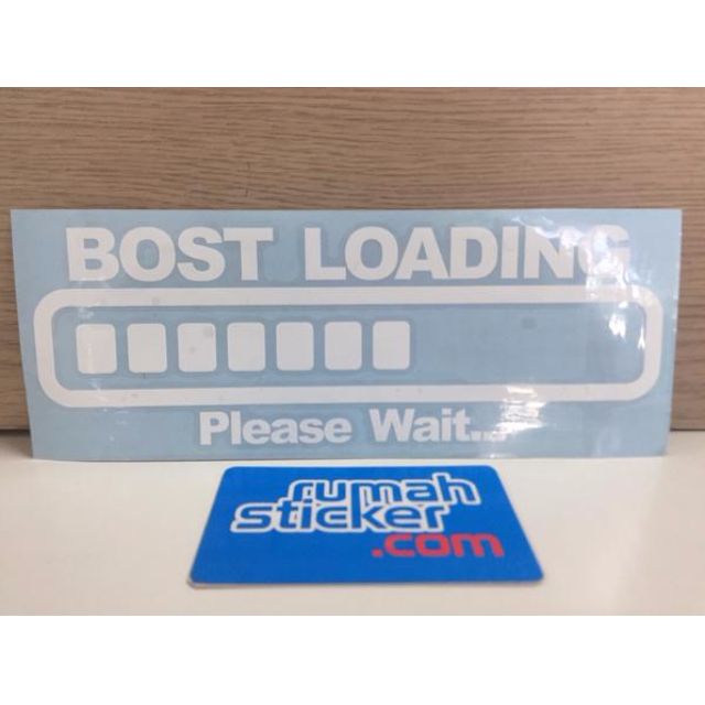 Sticker Stiker Cutting Mobil Jdm Bost Loading Auto Accessories