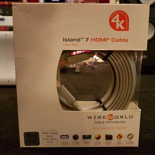 Wireworld Island 7 4K Ultra HD 2.0 HDMI Cable 5 Meter TV Home Appliances TV Entertainment TV Parts Accessories on Carousell