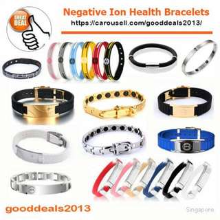 Trendy Negative Ion Health Bracelets