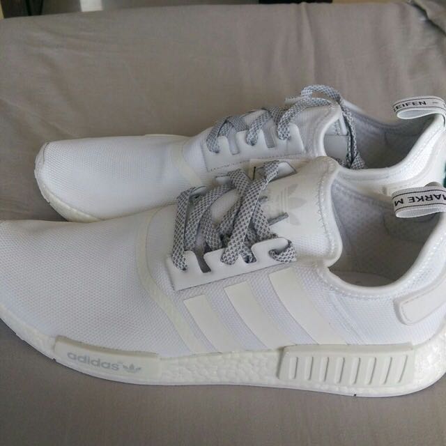 adidas nmd r1 white reflective