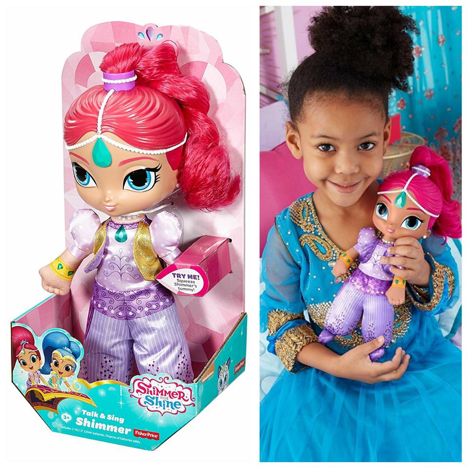 BNIB Fisher Price Shimmer and Shine Talk Sing Shimmer Doll