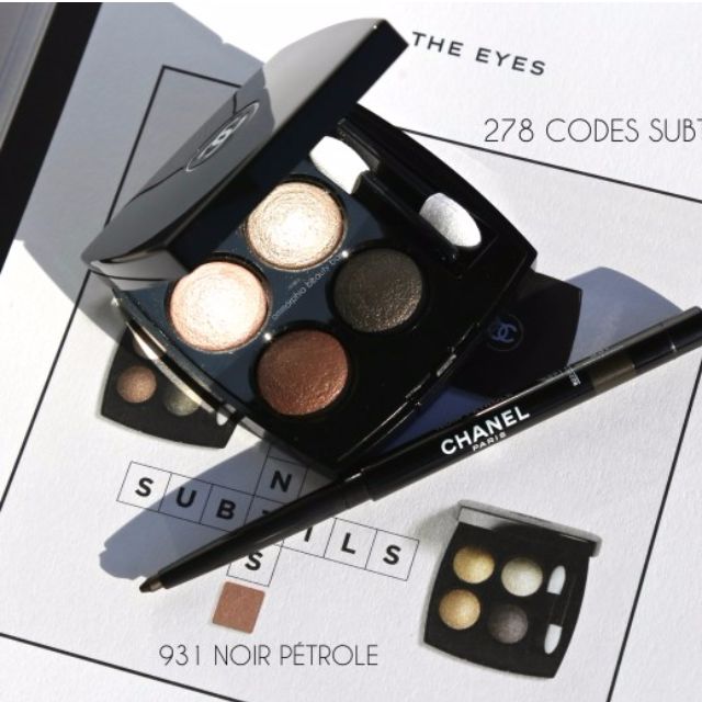 Chanel Les Ombres Multi-Effect Eyeshadow Quad in 278 Codes Subtils - Makeup  and Beauty Blog