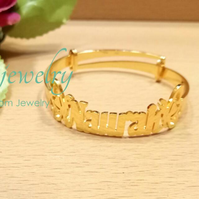 Download 500 Koleksi Gambar Gelang Emas Nama  HD