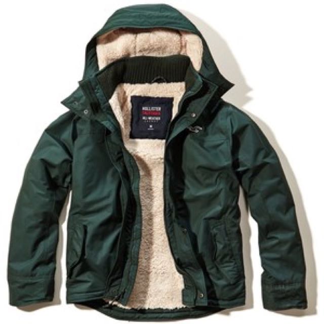 hollister all weather coat