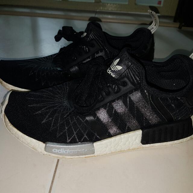 Nmd black deals spider