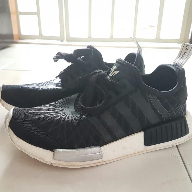 Nmd black on sale spider