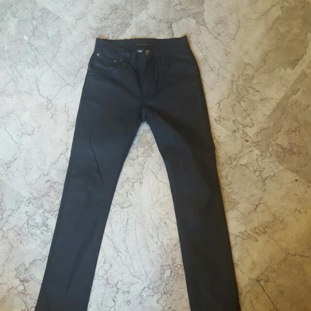 Nudie Jeans Back 2 Black, Men's Fashion, Clothes on Carousell