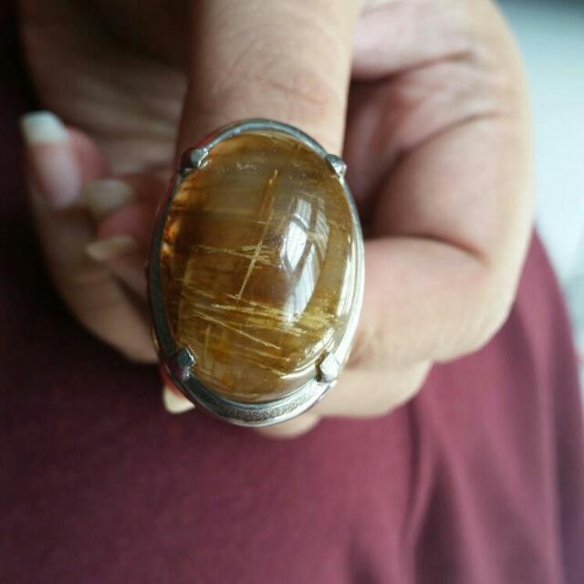 Stone Cendana Serat Kayu, Women's Fashion, Jewelry ...