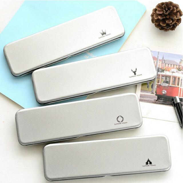 metal pencil case tin