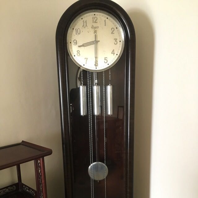 Urgos Vintage Grandfather's Clock (German Made), Hobbies & Toys