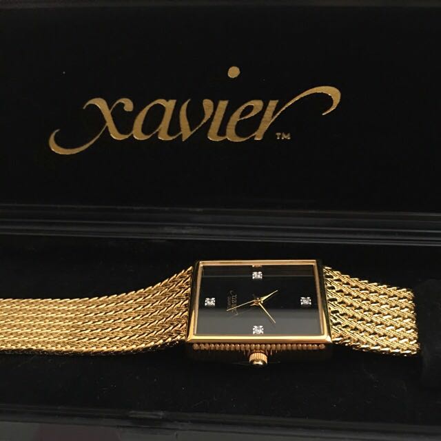 Xavier quartz diamond watch clearance