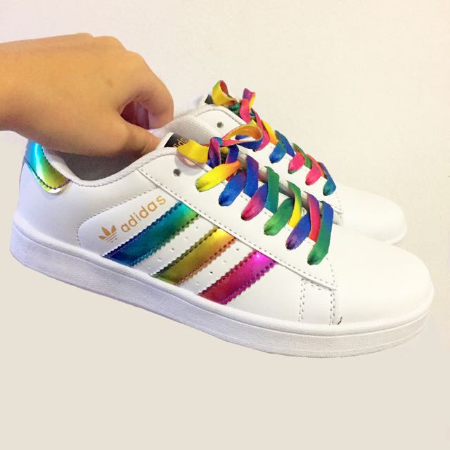 adidas originals rainbow shoes