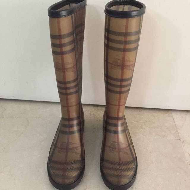 burberry gumboots