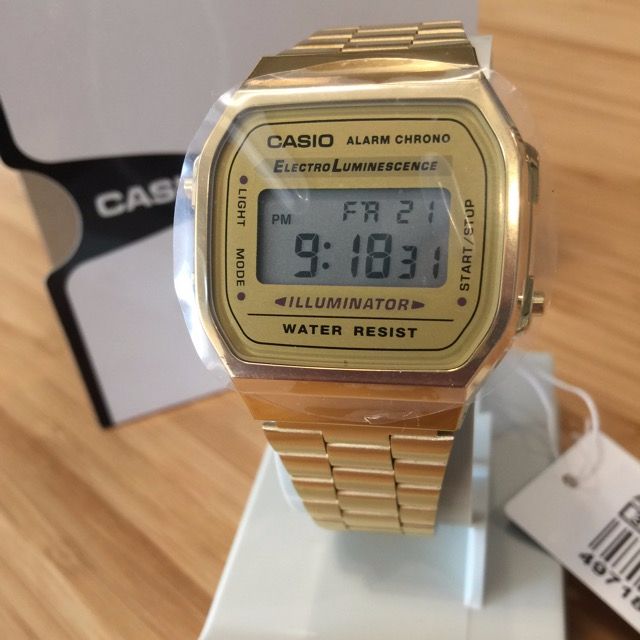 casio digital gold