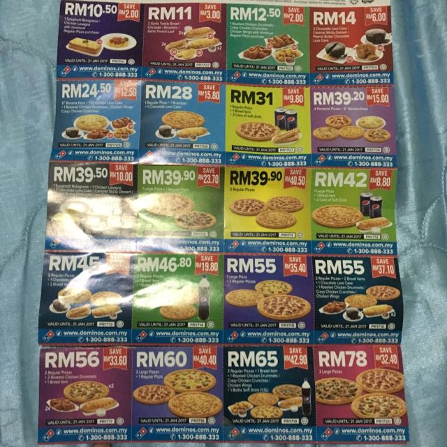 Dominos Pizza Tickets Vouchers Gift Cards Vouchers On Carousell