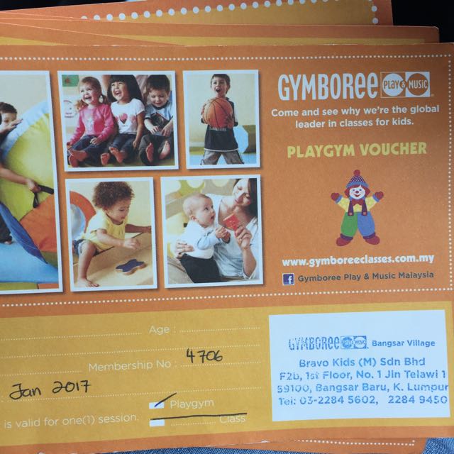 Gymboree Play Gym Pass Coupon Lego Pony Baby, Babies & Kids ...