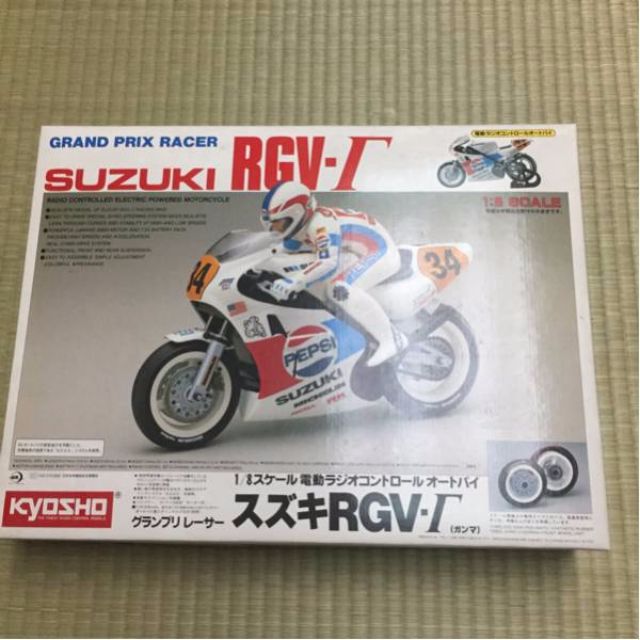 京商 Kyosho 1/8 RC motorcycle bike Pepsi Suzuki - Kevin Schwantz, Toys ...