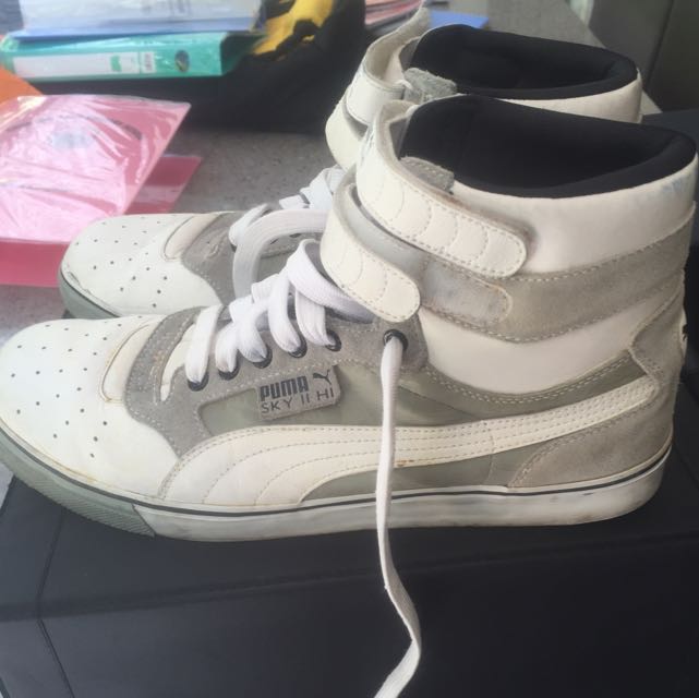 Puma sky hi white online