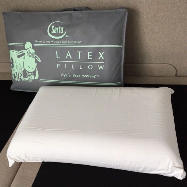 Brand New Serta Latex Pillow, Furniture 