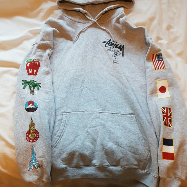 Stussy World Tour Flags Hoodie 2024 lapc.vn