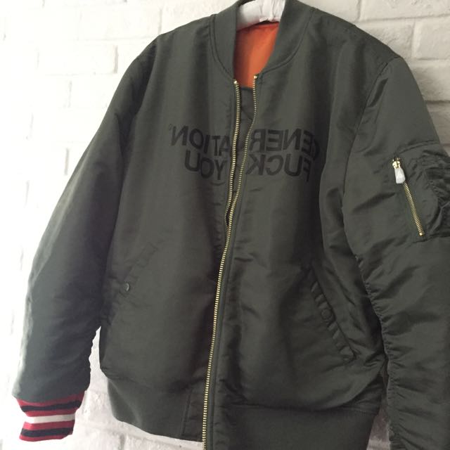 Supreme X Undercover Reversible MA1 Jacket, 男裝, 外套及戶外衣服 