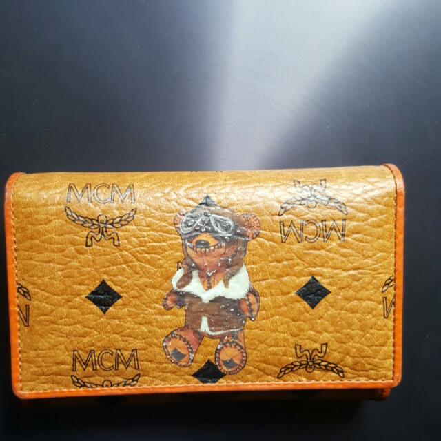 Authentic MCM Teddy Bear Brown Wallet