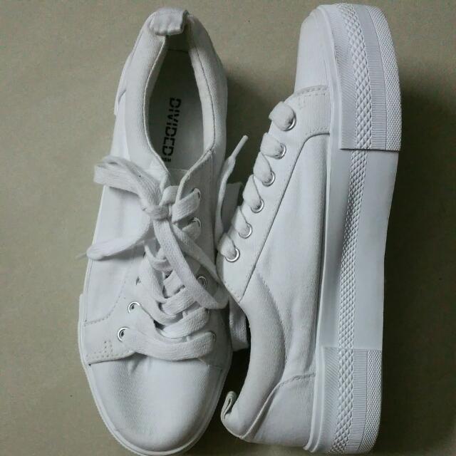 White platform sneakers h&m top