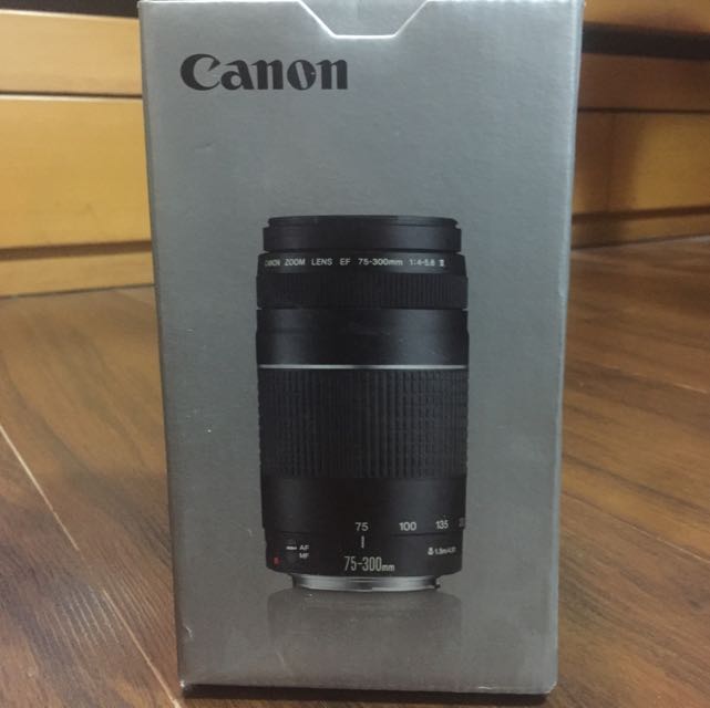 Canon EF 75/300mm F/4-5.6 lll, 攝影器材- Carousell