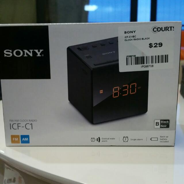 Sony FM/AM clock radio ( ICFC1), Audio, Portable Music Players on