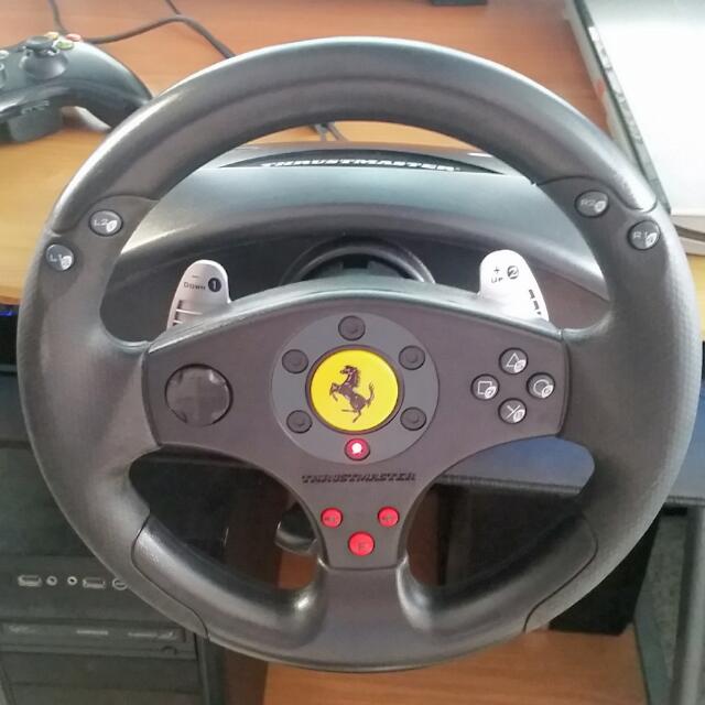 Thrustmaster Ferrari GT 2in1 Force Feedback Racing Wheel, Video Gaming ...