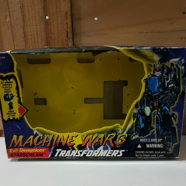 Transformers Evil Decepticon Starscream Machine Wars, Hobbies & Toys