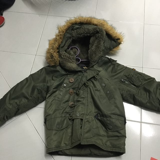 ALPHA jacket (Category: Babies & Kids Fashion) located in Bandar Hilir. Submitted by ainnacheman (Listing ID 82916080, Image 2). Description: .
