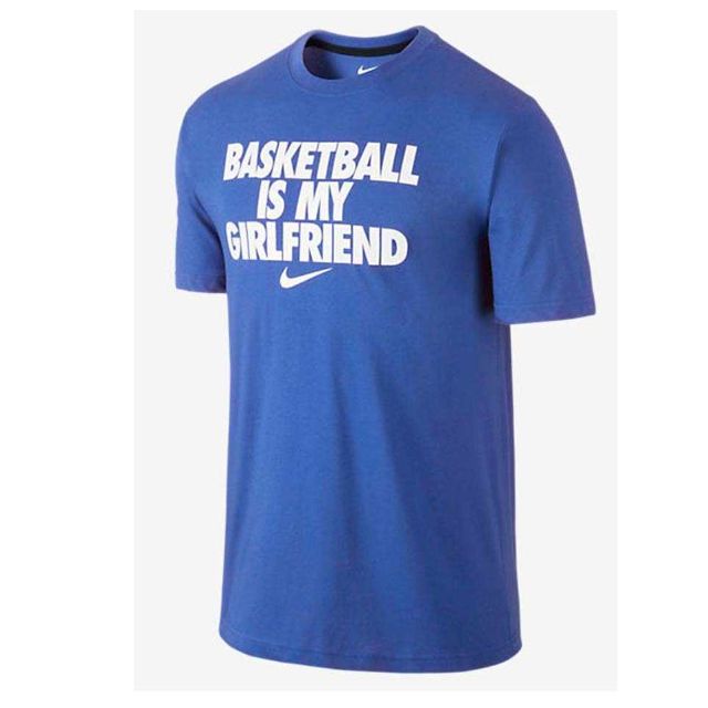 Basketball Is My Girlfriend Tee Men S Fashion Clothes On Carousell